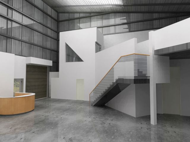 3D rendering of the Jean-Paul Najar Foundation. Photo: Mario Jossa, 2015