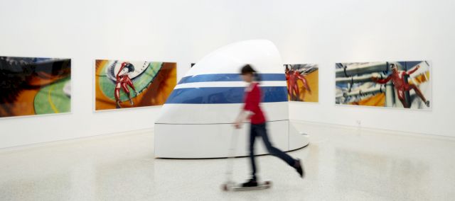 Installation view at Lyon Housemuseum. (Installation: Patricia Piccinini, Sheen, 1998) ); courtesy Lyon Housemuseum, Kew, Australia