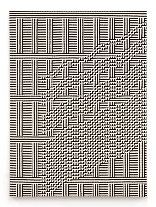 Tauba Auerbach, ’Shadow Weave – Façade Split Wave II’, 2013