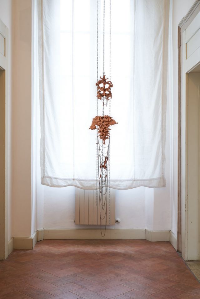 BENNI BOSETTO, Castirella, 2019. Installation view of Ossessione at Palazzo Monti, 26.10 – 07.12, 2019