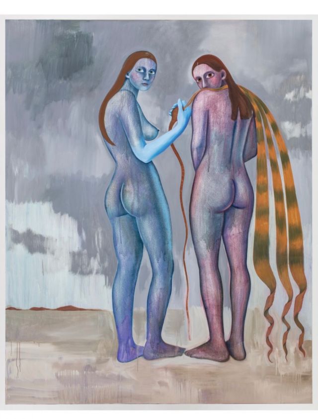 Sara Anstis, Kelp II, 2021, acrylic on canvas, 200 × 160 cm