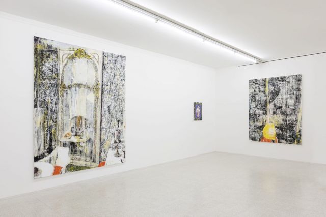 MOLLINO/INSIDES, exhibition view with works by Enoc Perez, Collezione Maramotti, 2020. Photo: Roberto Marossi