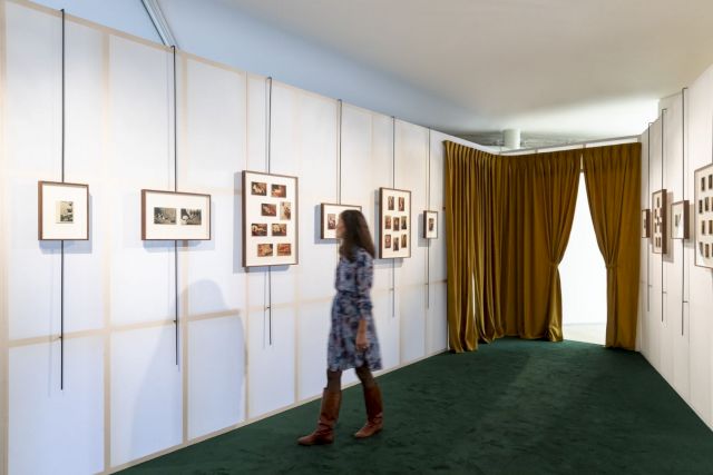 MOLLINO/INSIDES, exhibition view with photographs by Carlo Mollino, Collezione Maramotti, 2020. Photo: Roberto Marossi