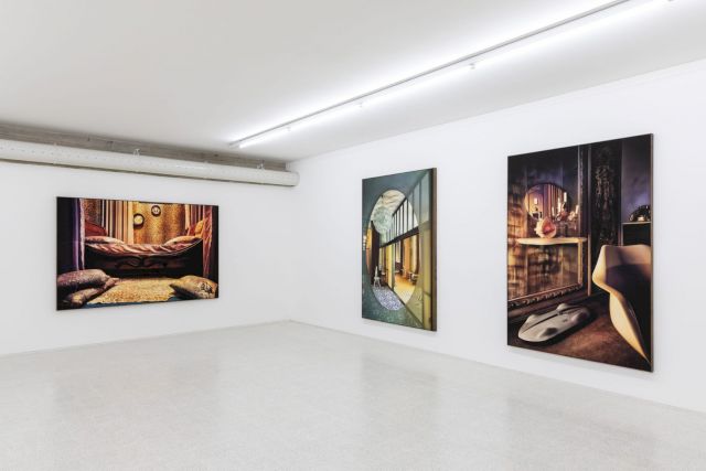 MOLLINO/INSIDES, exhibition view with works by Brigitte Schindler, Collezione Maramotti, 2020. Photo: Roberto Marossi