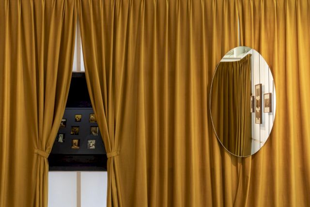 MOLLINO/INSIDES, exhibition view with photographs by Carlo Mollino, Collezione Maramotti, 2020. Photo: Roberto Marossi