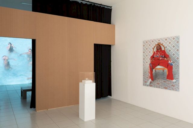 (l-r) SARAH BAKER with A Portrait Of Bill May, 2004. Private Collection Wyc; Bill May’s First Noseclip 2004. Private Collection Wyc; A Portrait Of Bill May, 2004. Private Collection Wyc. Photo: Rik Vannevel