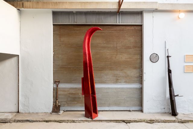 GLAVKOS KOUMIDES, PRESS me / ABSURD me / JAZZ me, 2018 (installation view). Photo: Antonis Minas