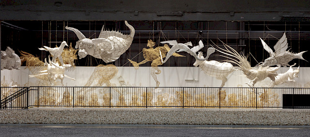 AI WEIWEI, Life Cycle, 2018/19 (installation view). Courtesy the artist and Marciano Art Foundation. Photo: Joshua White/JWPictures.com