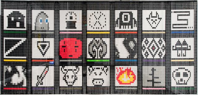 RICCARDO GIACCONI, The Variational Status (curtain), 2016. Courtesy AGIVERONA Collection