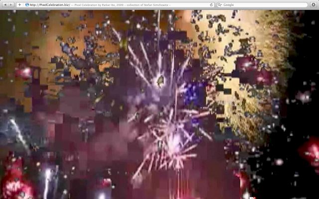PARKER ITO, PixelCelebration.biz, 2009. Website. Dimensions Variable. Unique