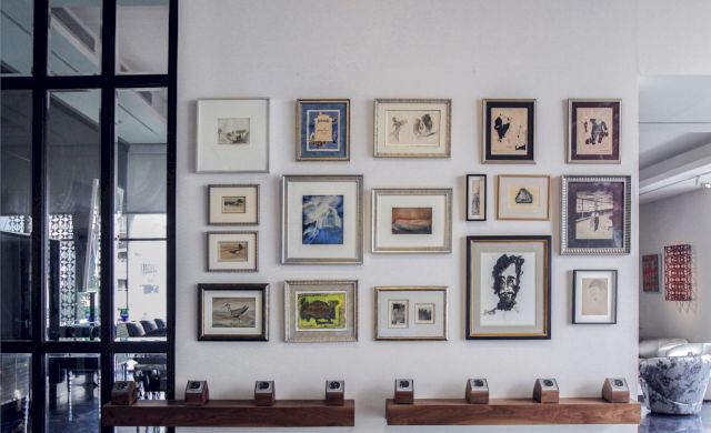 Installation view featuring artists RABINDRANATH TAGORE, ABANINDRANATH TAGORE and GAGANENDRANATH TAGORE