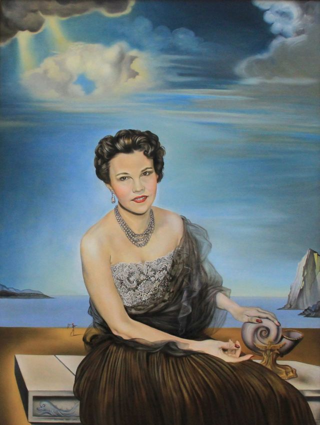 SALVADOR DALÍ, Portrait of Dolores Suero, 1955