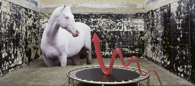 Installation von Katja Novitskova. Quelle: Noshe, Sammlung Boros, Berlin