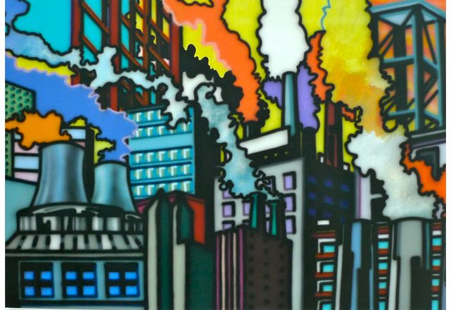 HOWARD ARKLEY, Shadow Factories, 1990. Courtesy Lyon Housemuseum, Melbourne