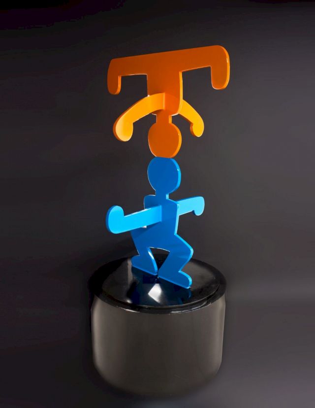 KEITH HARING, Acrobats, 1986