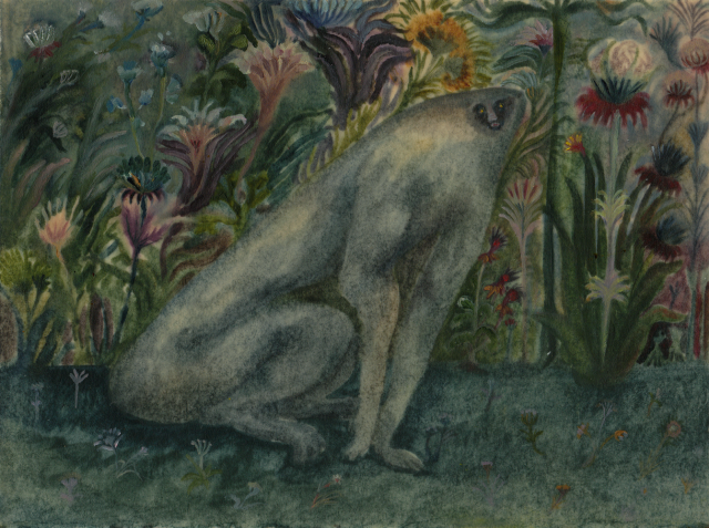 Lera Dubitskaya, Kill Me, 2021, oil on paper, 14 x 10,5 cm