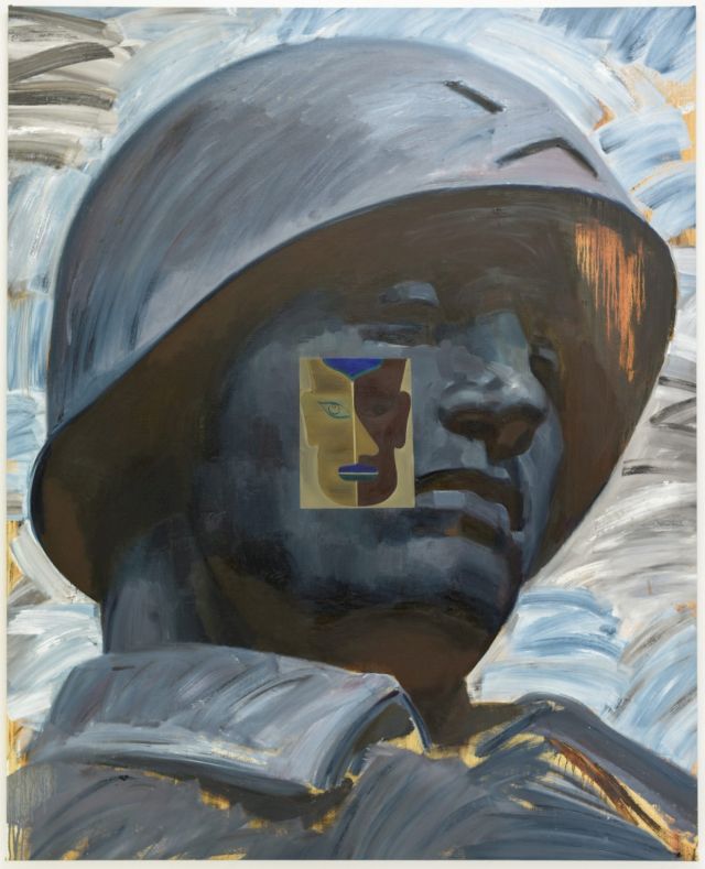 Nikita Kadan, Poet I, 2020, oil paint on canvas, 190 x 150 cm