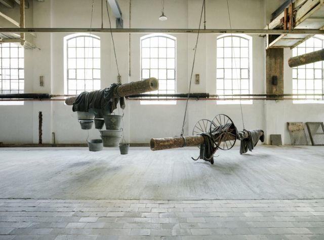 Movimenti della Memoria, Fabrizio Plessi, Kistefos Museum. Photo: Einar Aslaksen