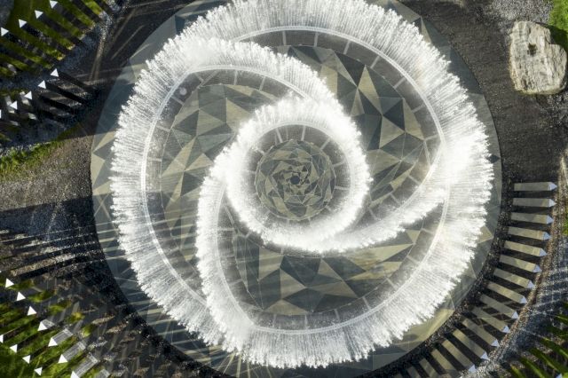 Path to Silence, Jeppe Hein, Kistefos Museum. Photo: Einar Aslaksen