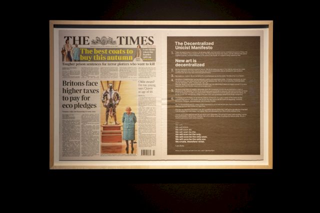 BOTTO, Manifiesto, publicado en The Times, 20 de octubre de 2021