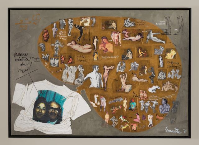 Maurice Lemaître, Histoire créatrice sugérée ou inachevée du Nu, 1991