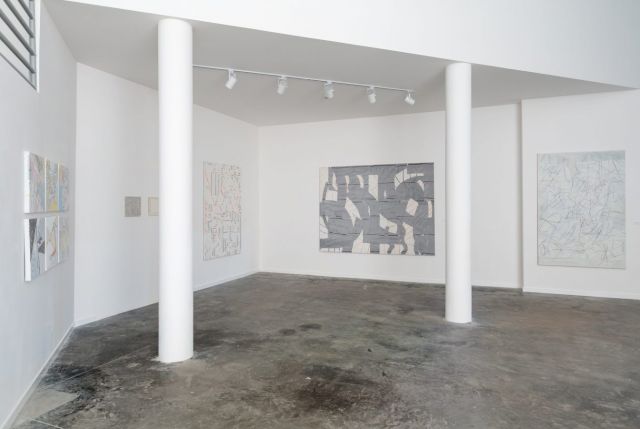 Installation view at CHRISTIAN BONNEFOI, "Double Take", 2016. © Jean-Paul Najar Foundation, Dubai. Photo: Musthafa Aboobacker