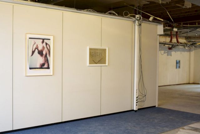 from left to right: ULAY, Lichaamstaal (Prague series), 1998; KLAAS KLOOSTERBOER, 15192 (PIËTÀ), 2015. Courtesy Sgabello Collection, Amsterdam. Photo: Ernst van Deursen