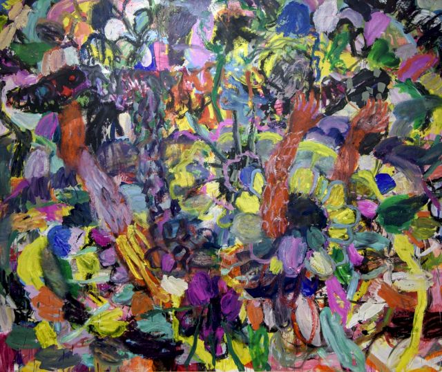 MISCHEK MASAMVU, Holding The Line, 2018. Courtesy Yannick And Ben Jakober Foundation