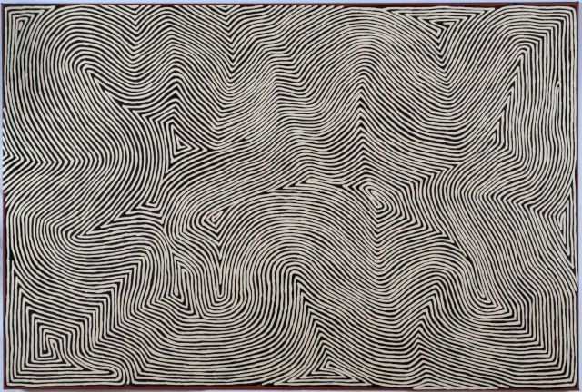 GEORGE TJUNGURRAYI, Tingari, 2017. Courtesy Yannick And Ben Jakober Foundation