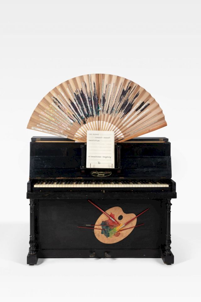 ARRIGO LORA-TOTINO, Eine kleine Nacht - nicht Partitur, 1989. Courtesy Archivio Conz