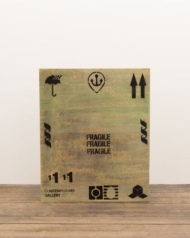 JONAS LUND, Shipping Crate, 2015. Courtesy Bech Risvig Collection