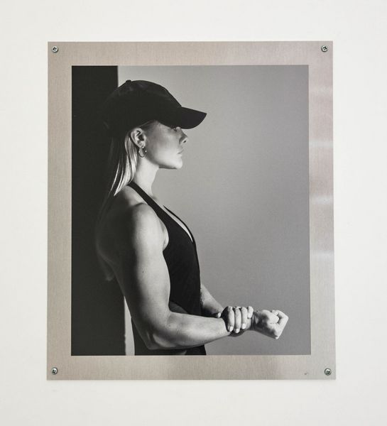 LEA GULDDITTE HESTELUND, Portrait with Cap (Lisa Lyon, baby), 2015. Courtesy Bech Risvig Collection