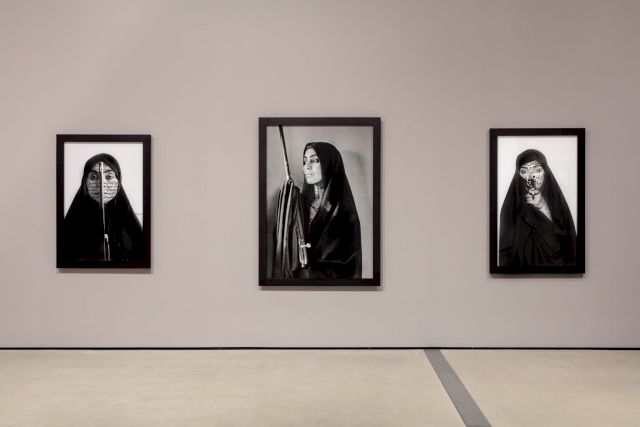SHIRIN NESHAT, Shirin Neshat: I Will Greet the Sun Again (installation view at The Broad). Photo: Joshua White / JWPictures.com