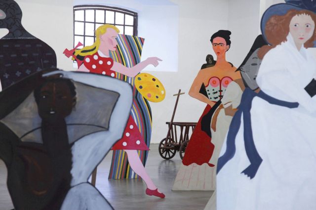 LUBAINA HIMID, Vernet's Studio, 1994. Photo Mattias Givell