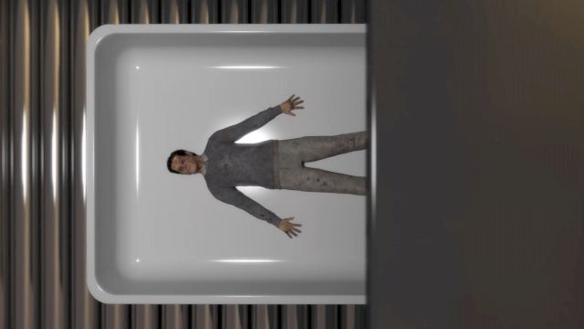 ED ATKINS, Safe Conduct, 2016 (installation view, Courtesy Ed Atkins, Kunsthaus Bregenz, Austria). © Kunsthaus Bregenz, Bregenz.