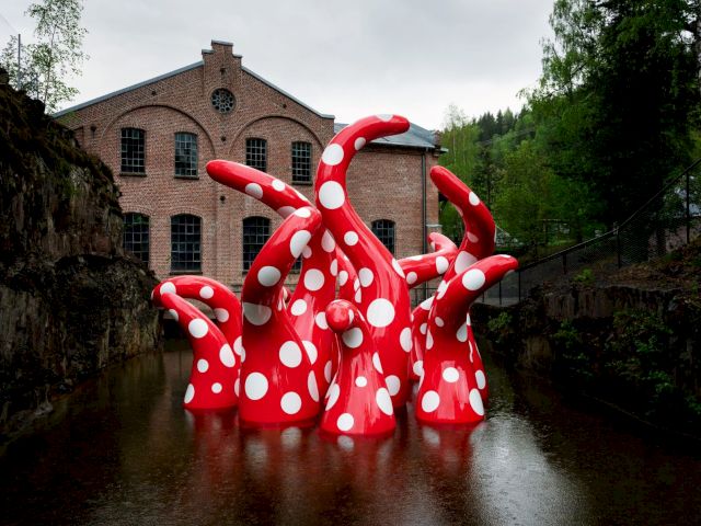 YAYOI KUSAMA, Shine Of Life, 2019. © YAYOI KUSAMA. Courtesy Ota Fine Arts, Tokyo/Singapore/Shanghai and Victoria Miro, London/Venice. Photo: Einar Aslaksen