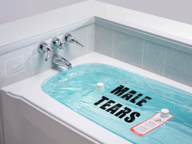 UV PRODUCTION HOUSE, MALE TEARS vinyl 100 gallon emergency bath tub water supply, 2016