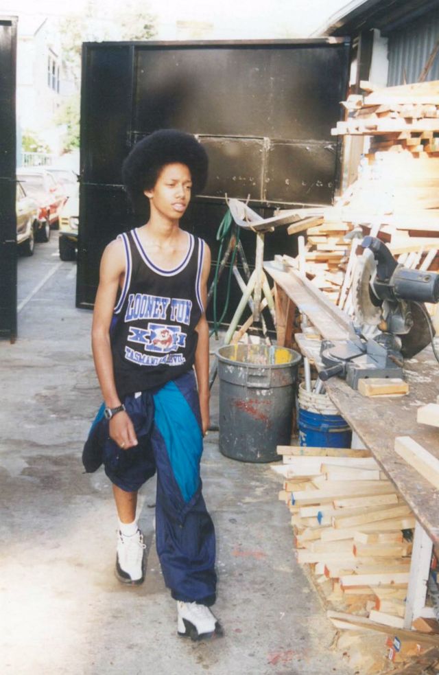 Give Kids A Break, SAK Studio, Los Angeles. ©Steve Kaufman Art Licensing LLC