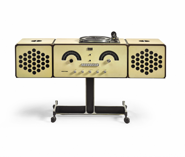 PIER GIACOMO and ACHILLE CASTIGLIONI, Brionvega Radiophonograph, model no RR 126, 1965. Photo: Sotheby's, © the artist