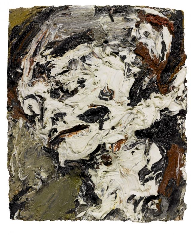FRANK AUERBACH, Head of Gerda Boehm, 1965. Photo: Sotheby's, © the artist