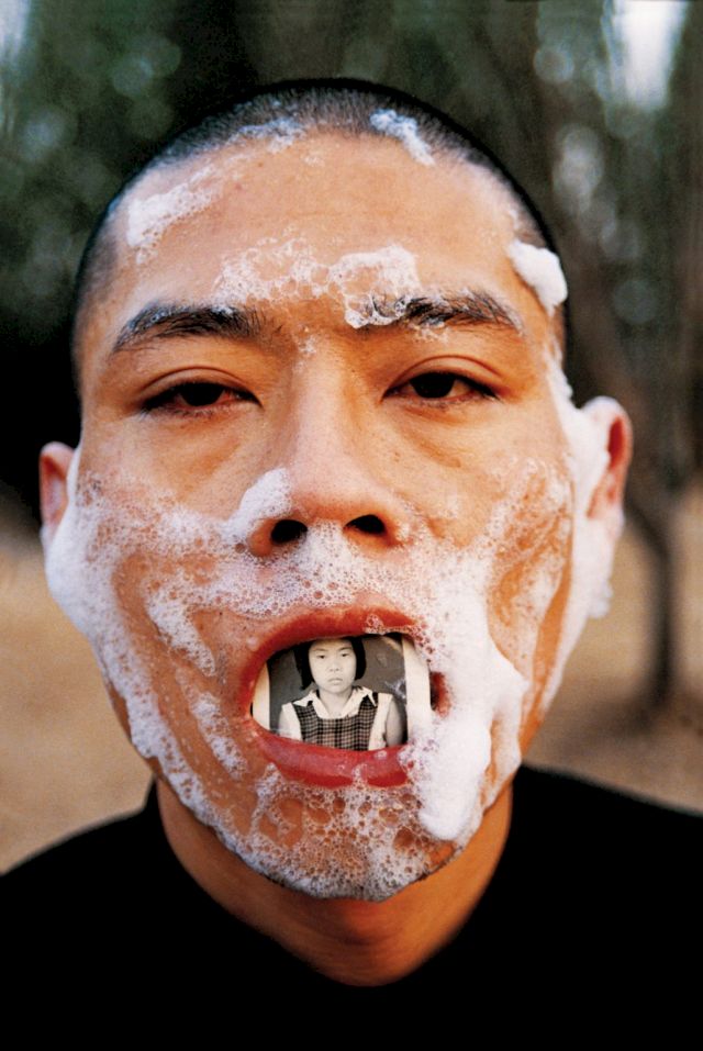 Zhang Huan, Foam, 1998, (1 of 15 works)