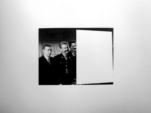 JOHN STEZAKER, Untitled, 2014. Fom the series “Tabula Rasa”, edition of 25, signed and numbered. Produced by The Photographer’s Gallery, London. This work is part of a theme that is emerging in the collection, that is artworks asking the viewer to use their imagination to ‘fill in the blanks’.