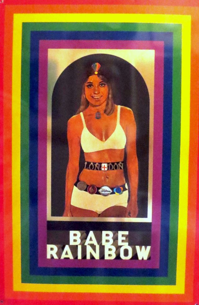 PETER BLAKE, Babe Rainbow, 1968, screen-print on tin, edition of 10,000