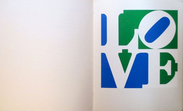 ROBERT INDIANA, Trilove (Bouwerie Editions), 1969. Edition of 210 signed and numbered copies, showing a variation of Indiana’s iconic LOVE graphic