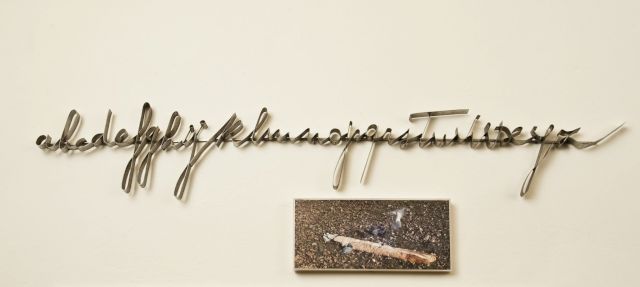 GIUSEPPE PENONE, Alfabeto, 1972