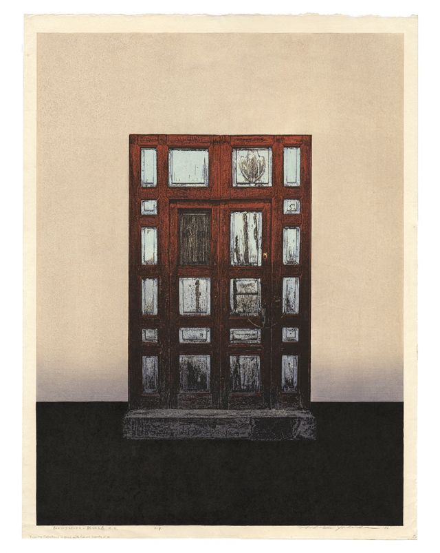 HODAKA YOSHIDA, Door with Colored Inserts, 1982