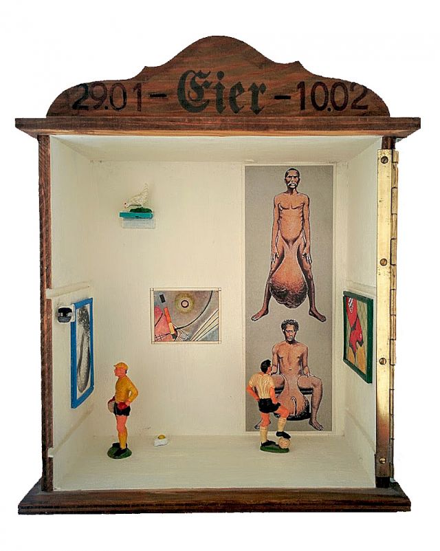 PRINZ, Eier, 2001. Courtesy the artist & WTC, Hamburg. Photo: Andrea Zimmermann