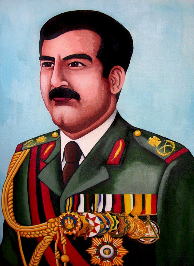ERIC DOERINGER, Saddam With Medals, 2007