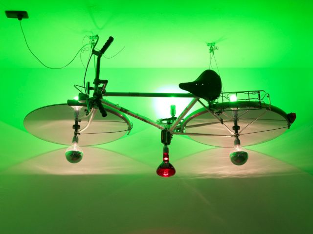 OLAFUR ELIASSON, Meteor Shower Bike. Courtesy the artist and Collezione Gaddi
