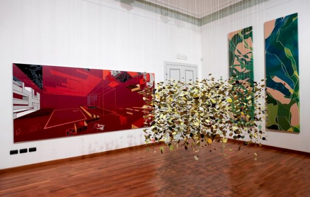 IAN MONROE, Untitled; PAE White, Mokau; JORGE PARDO, Untitled. Courtesy the artists and Collezione Gaddi